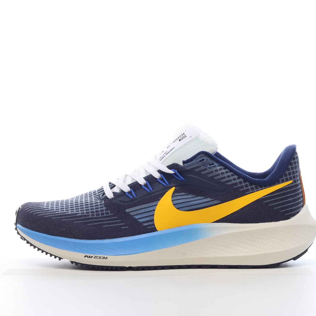 Nike Zoom Pegasus 39 Obsidian Yellow Cushioning Breathable Sneakers Running Shoes Men'sn