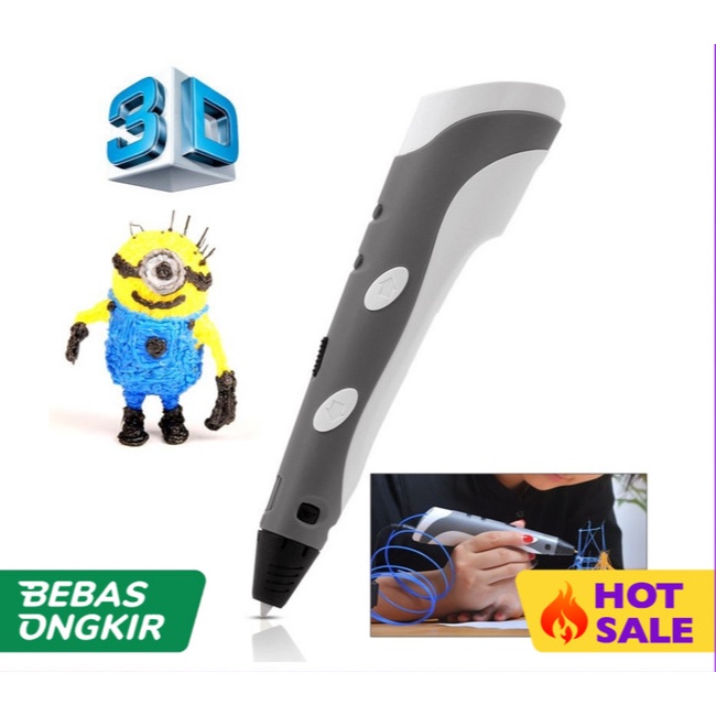 3D Stereoscopic Printing Pen for 3D Drawing