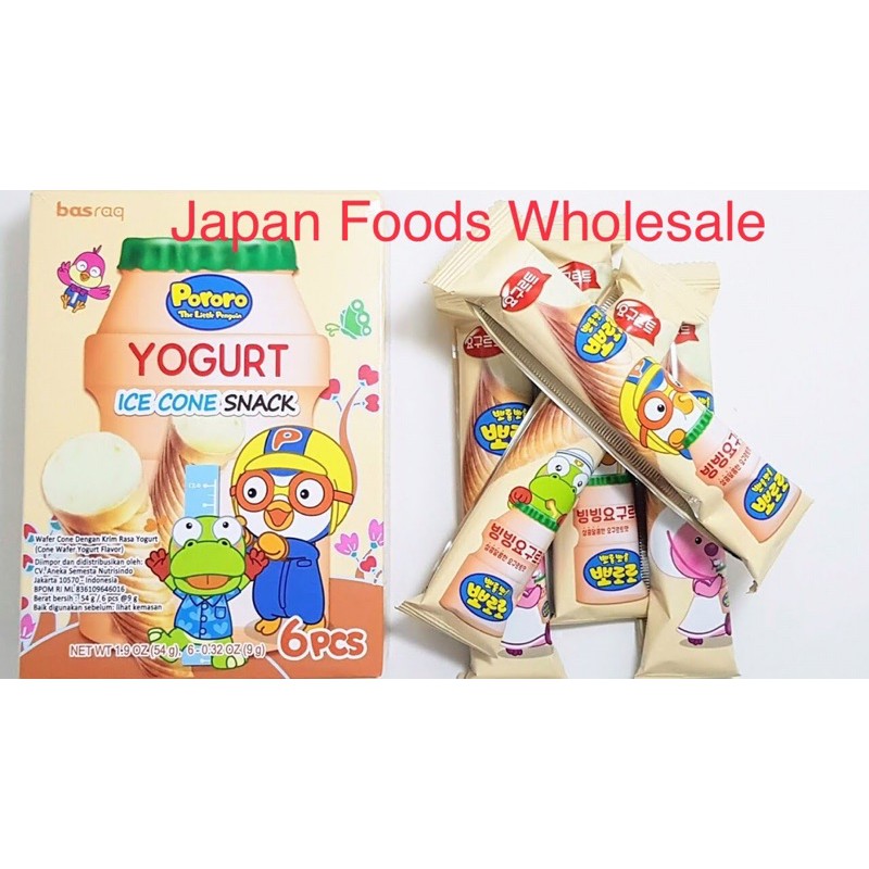 

Pororo Yogurt Ice Cone 54gr / cemilan impor / snack korea
