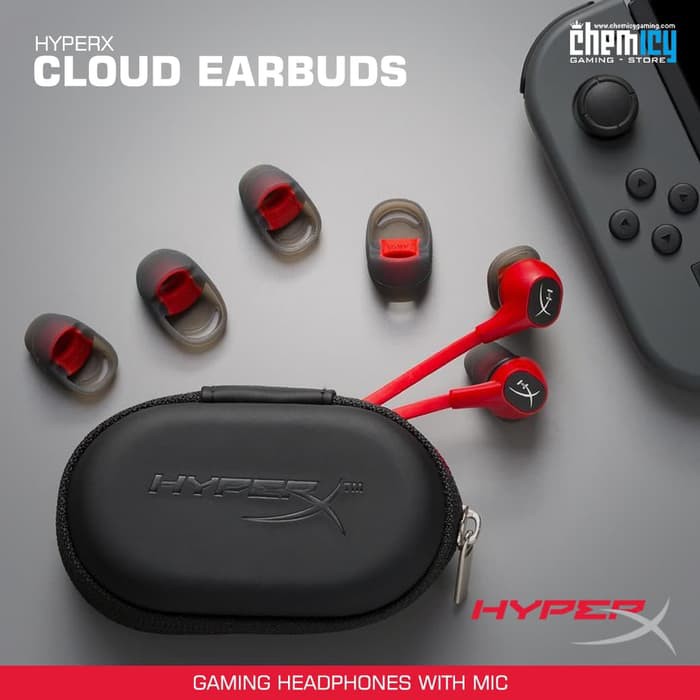 HyperX Cloud Earbuds In Ear Gaming Headphones with Mic