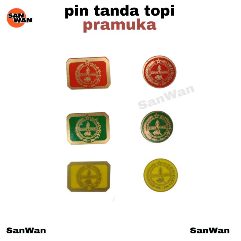 Pin Tanda Topi Pramuka