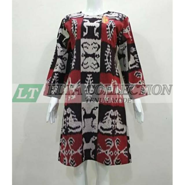 Dress tenun ikat etnik sumba