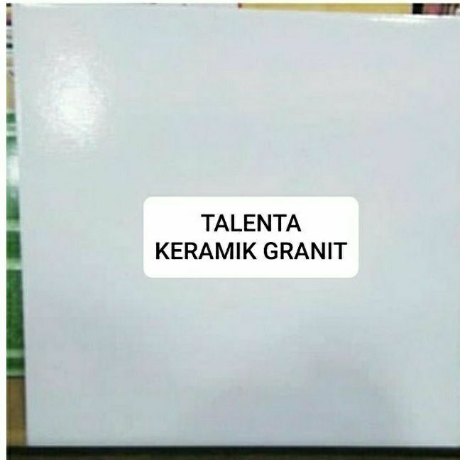 SUPER PROMO Keramik 50x50 Mulia Glossy White Putih Polos Kw2