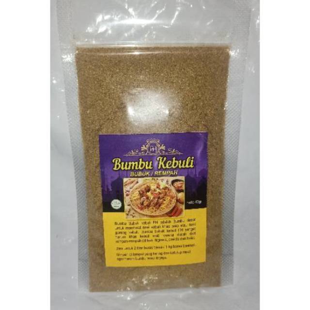 

Bumbu nasi kebuli FH (bubuk/rempah kebuli)