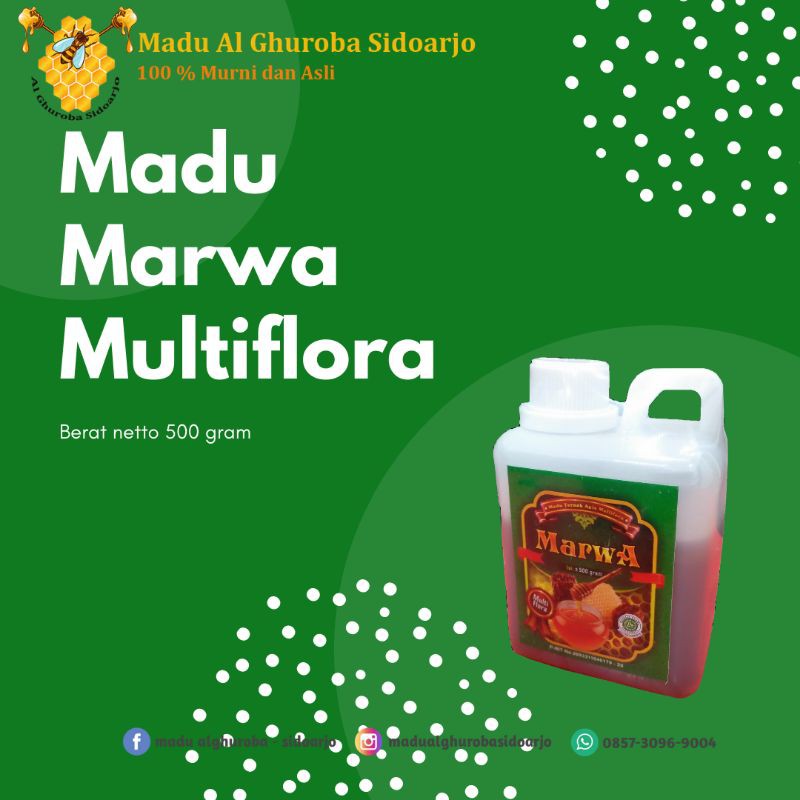 

MADU MARWA MULTIFLORA 500 GRAM ALGHUROBA