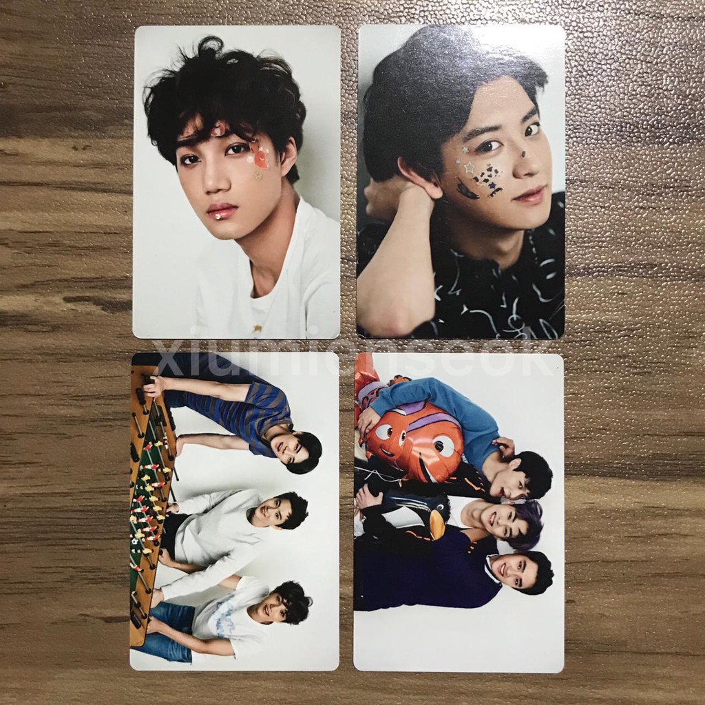 [Official Goods]  EXO Official Photocard Season Greeting 2016 SG'16 Chanyeol Kai Group pc