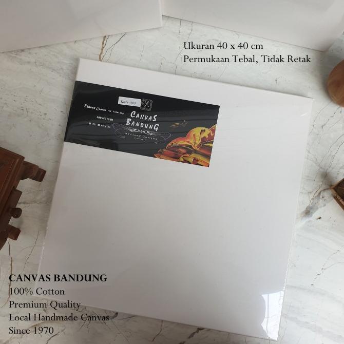 

CANVAS BANDUNG Ukuran 40x40cm / Kanvas Lukis Spanram