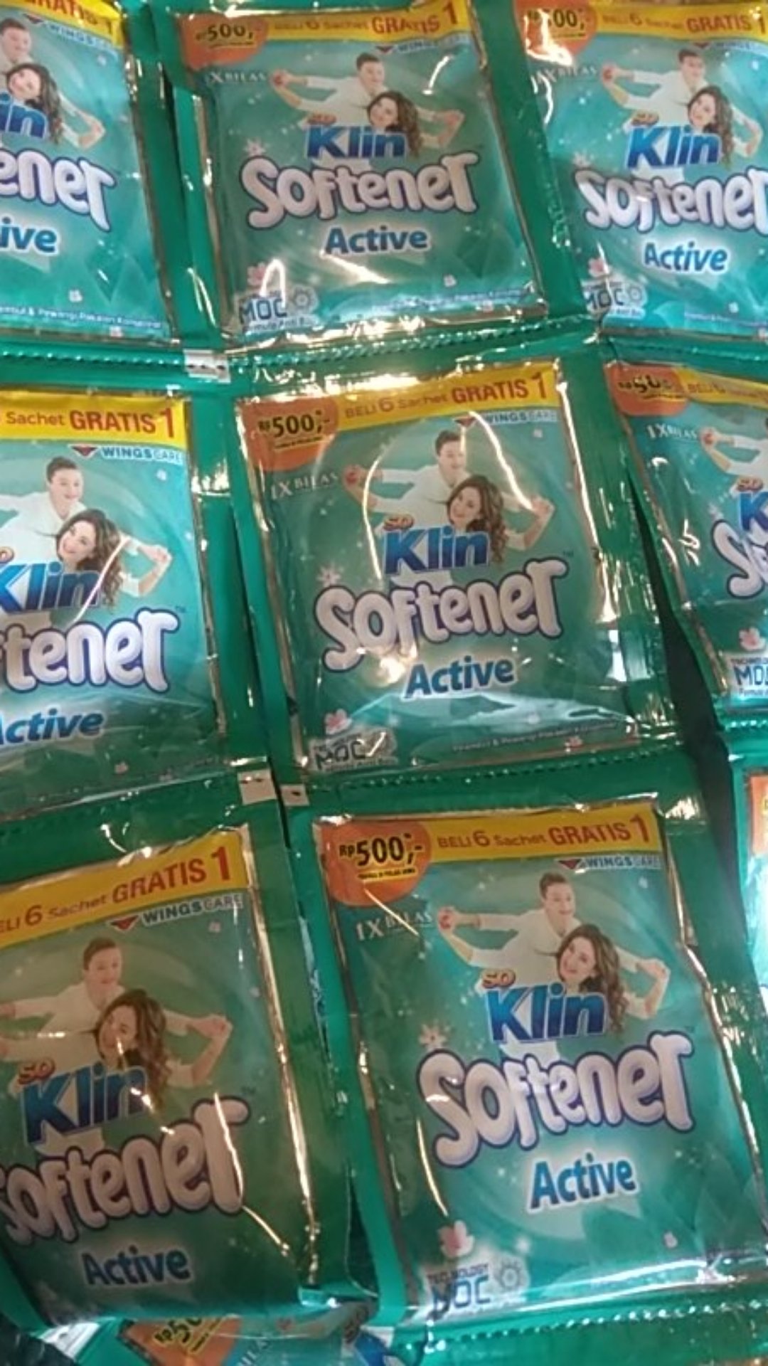 Soklin Softener 1xbilas Banderol 500 14 Ml - 12 Pcs