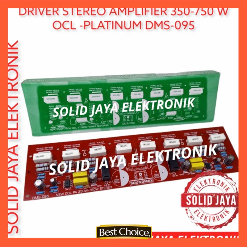 KIT DRIVER POWER OCL 350-750W STEREO AMPLIFIER DMS095 DMS 095 PLATINUM