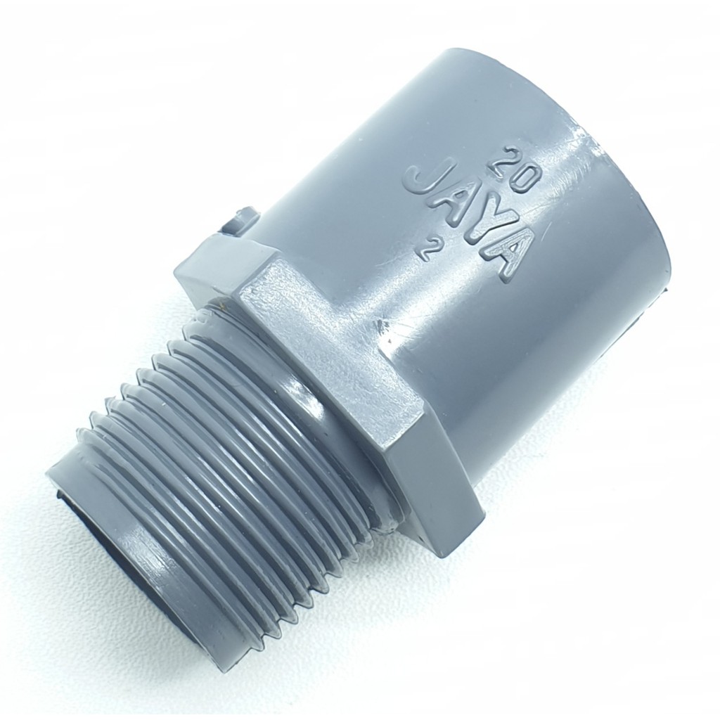 Jaya ORI Valve Socket Pipa Air 3/4&quot; TS PVC / Sock Drat Luar 3/4 Inch / Sok Drat Luar 3/4&quot;