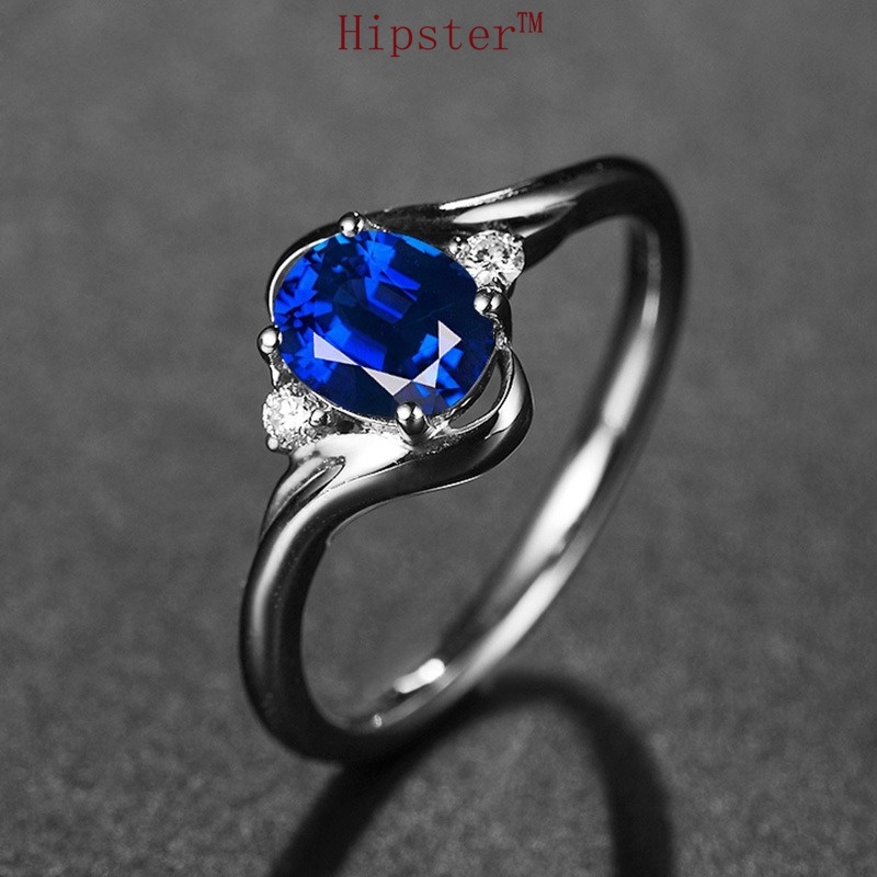 European and American New Fashion Inlaid Colored Gemstone Adjustable Ring