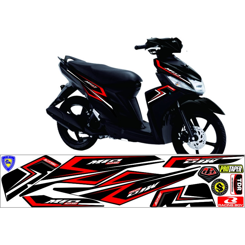 lis striping variasi POLET STIKER STRIPING MIO M3 MIO Z MIO 125 | STIKER VARIASI LIS MOTOR MIO M3 MI
