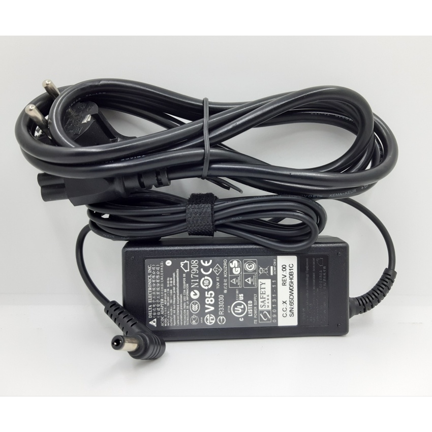 Delta Laptop Adapter Fujitsu LifeBook SH572 SH771 SH772 SH782 UH572 19v-3.42a 5525