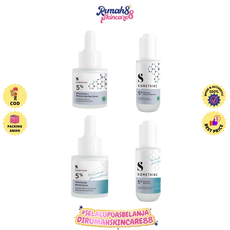 SOMETHINC 5% Niacinamide Serum / 5% Niacinamide Barrier Serum / 5% Niacinamide Moisture Sabi Beet