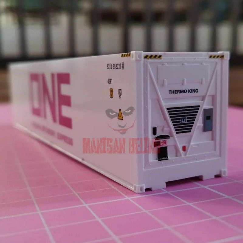 AWM ONE Ocean Network Express 40 ft Reefer Container Scale HO 1/87