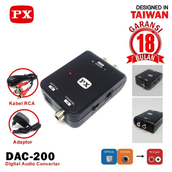 PX DAC-200 Digital Audio Converter | Shopee Indonesia