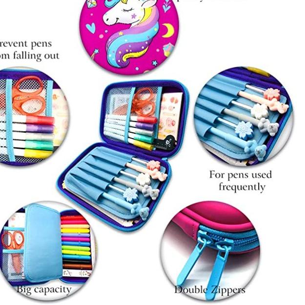 

Terjangkau Tempat pensil kotak pensil 3D Unicorn Pencil Case tempat pensil Unicorn Kepala kado anak perempuan unicorn lucu import !!