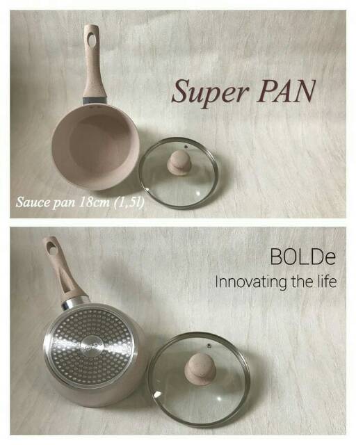 SUPER PAN BOLDe | Panci Granite Ceramic Cookware Set | Free Bubble | SUPERPAN