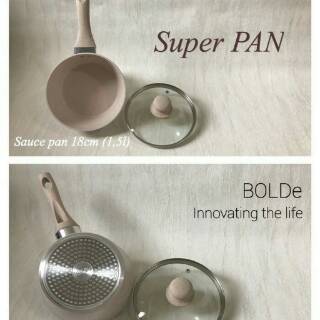 SUPER PAN BOLDe | Panci Granite Ceramic Cookware Set | Free Bubble