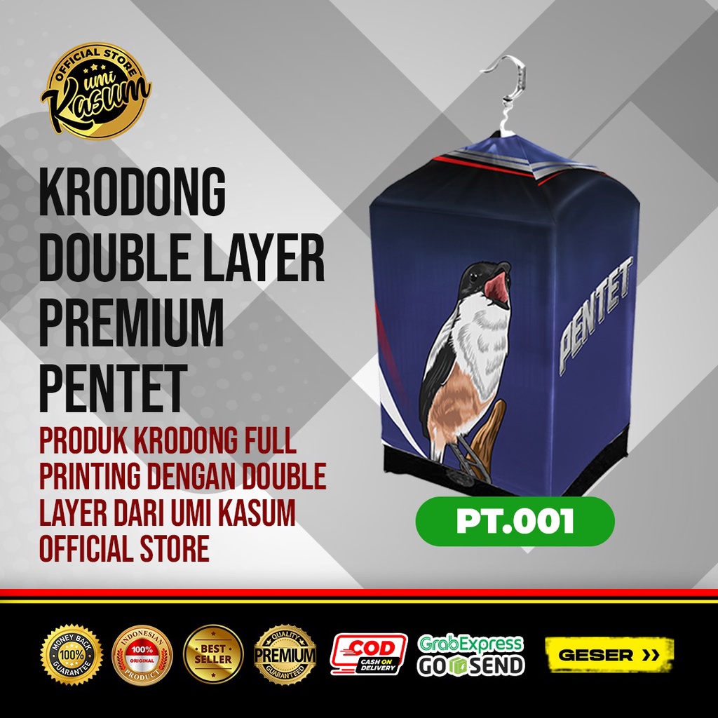 Terlaris Original Kerodong Premium Pentet Umi Kasum Double Layer Motif Mewah Elegan Ukuran Kandang No 1 No 2 Anti Lecek Anti Luntur Tebal Anti Kotor