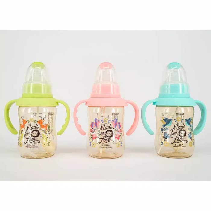 SIMBA Dorothy Wonderland PPSU Standar Neck Feeding Bottle With Handle 150ml S61251 S61250 S61254