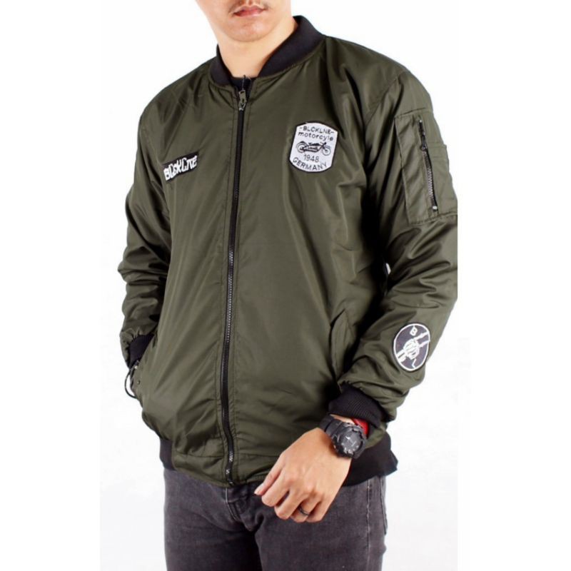 jaket parasut pria waterproof Zipper hoodie outdoor kreator apparel