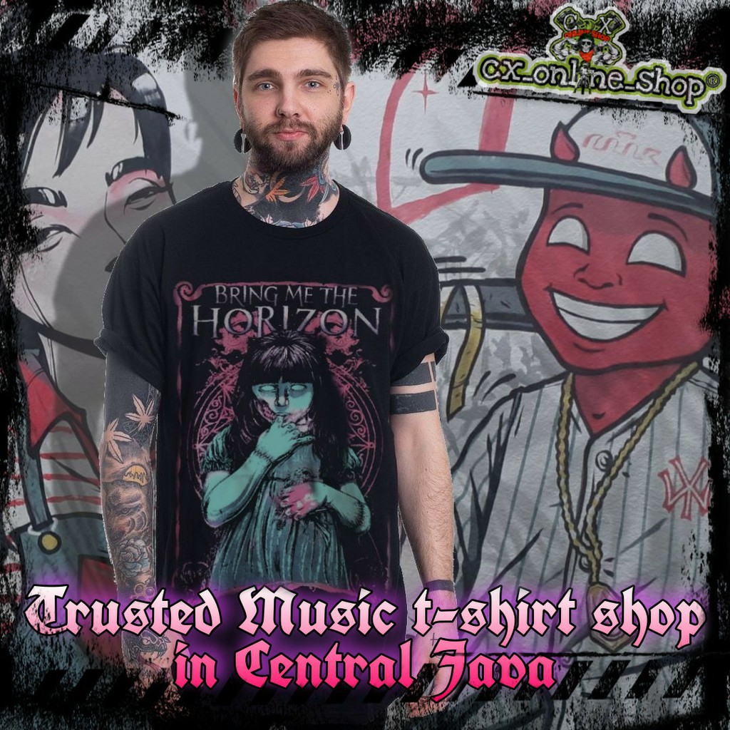 KAOS MUSIK DEATH METAL BMTH ║ KAOS DISTRO MUSIK METAL TERLENGKAP ║ KAOS BAND MUSIK ROCK