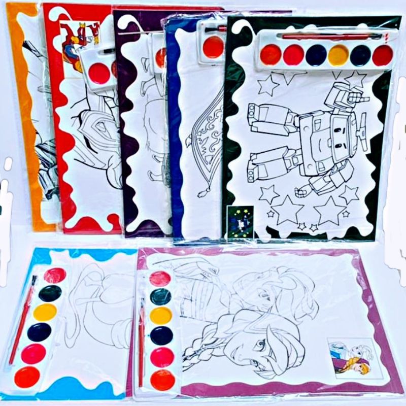 

Dalingshop888 Mainan Edukasi Anak Mewarnai Cat Air Jumbo uk. 25,8x19cm / No Request Isi sudah di Campur