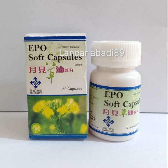 EPO soft capsules evening primrose oil - kolesterol dan lemak darah