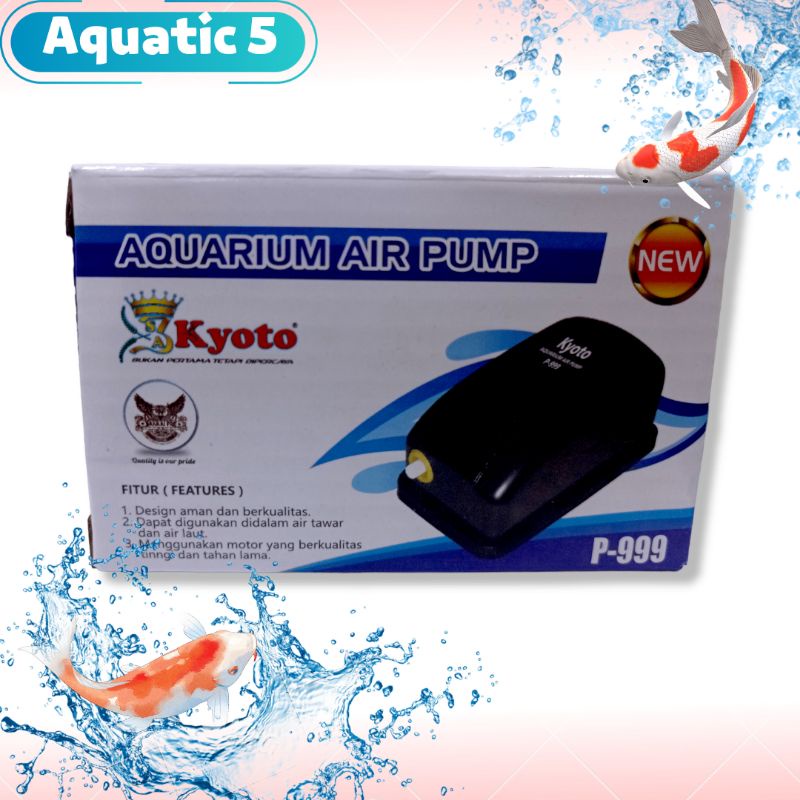 MESIN AQUARIUM AIRPUMP AERATOR UDARA KYOTO P 999