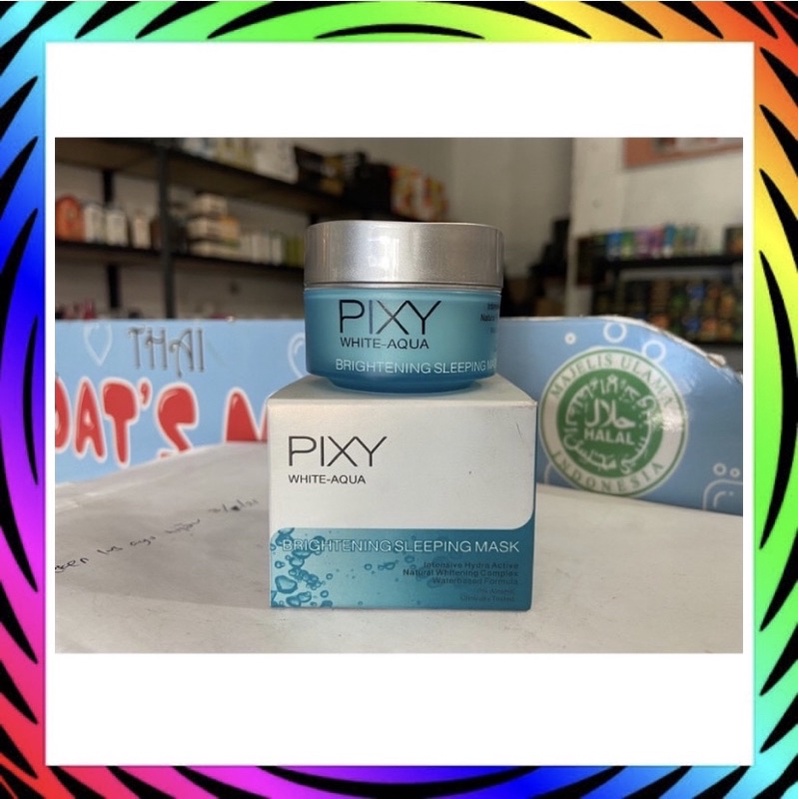 [ii] [18 gr ]  pixy white aqua brightening sleeping mask -- cream malam pixy