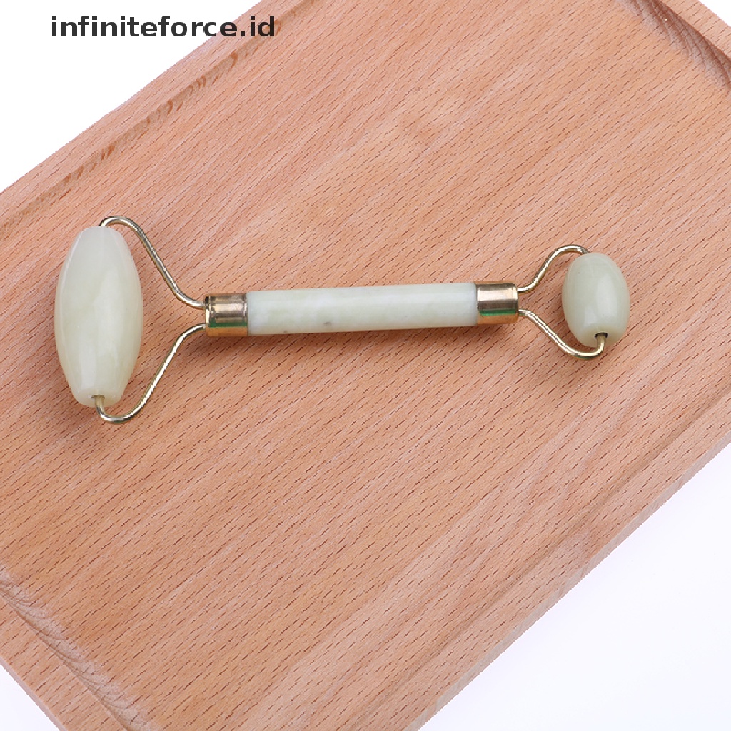 (Infiniteforce.Id) Alat Pijat Roller Batu Giok Untuk Relaksasi / Pelangsing Wajah