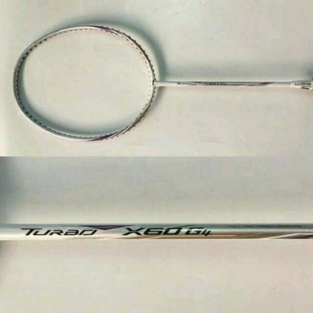 Raket Lining Turbo X60 G4 Bagus