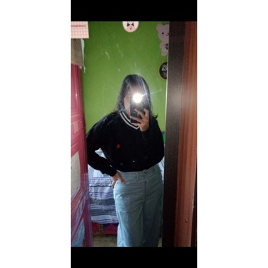 academia sweater cherry