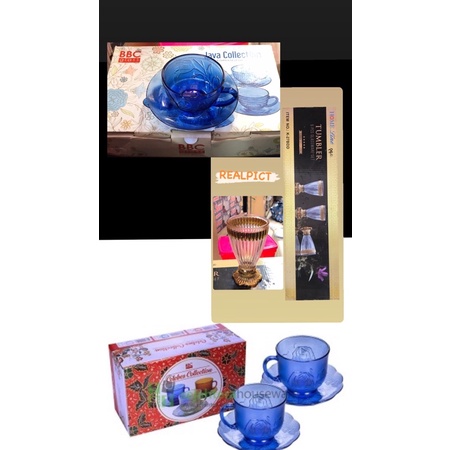 GELAS KACA CANTIK DAN UNIK / bbc glass collection / kava collection / gelas tumbler kaca