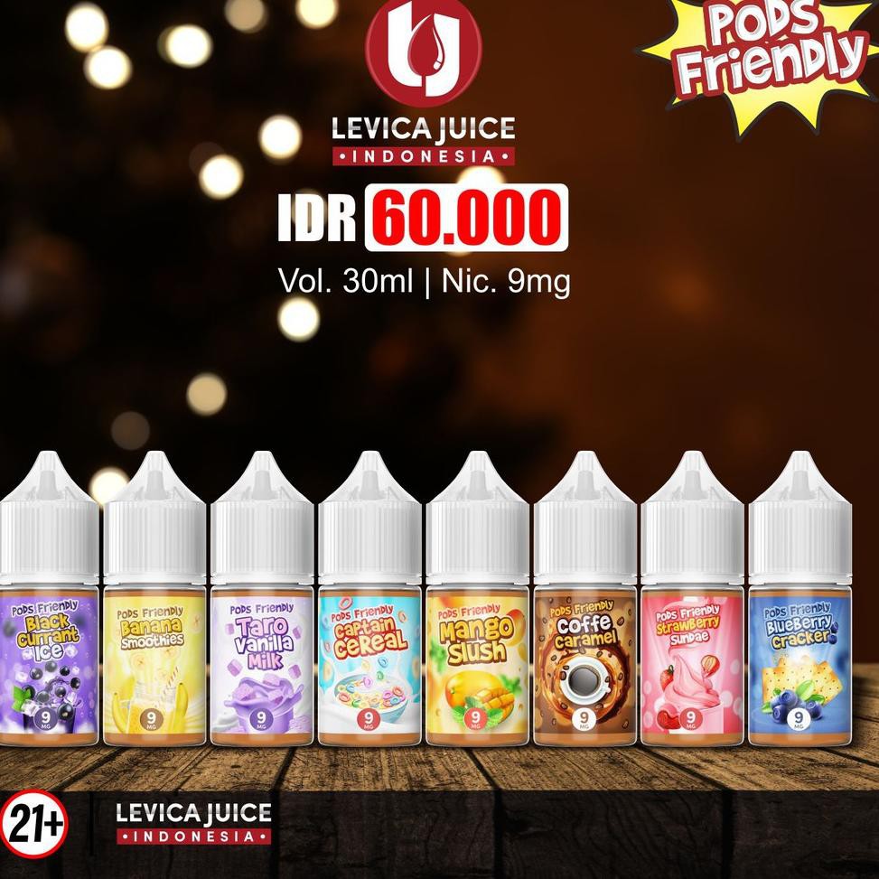 Original Terbaru New Levica Juice Pods Friendly 30ml