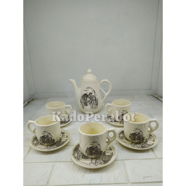 teko set wedding hampers - hadiah wedding teko-teko set napoleon 11pcs