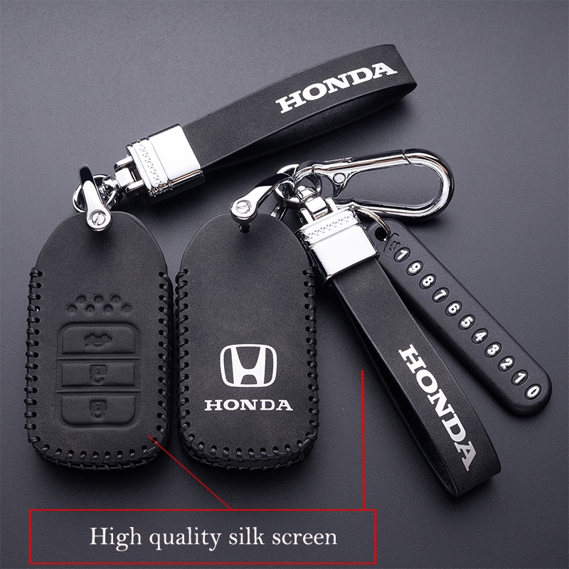 Honda HRV / CRV / Jazz / BRV 2014-2022 Keyless Remote kulit Full Protection Cover Casing