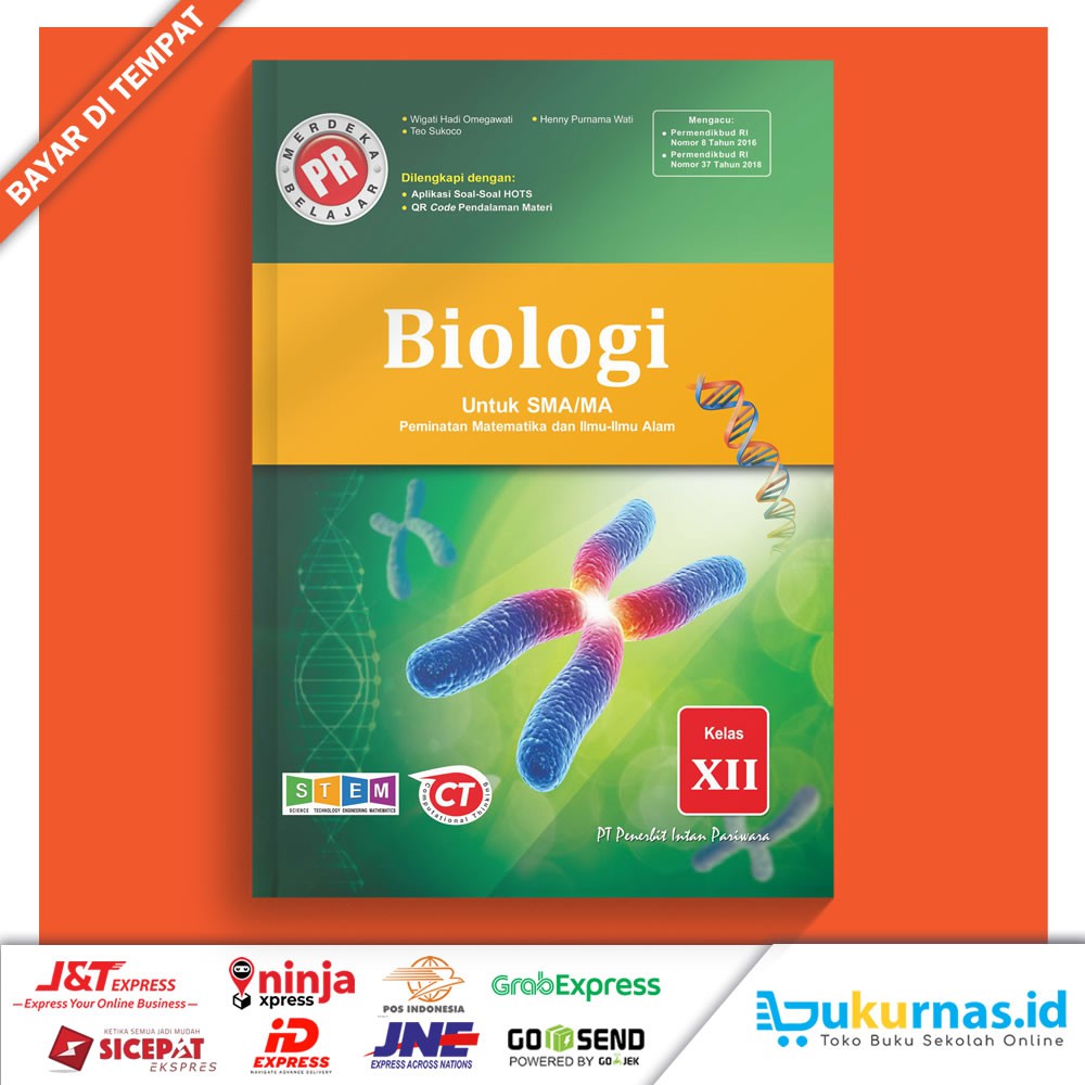 Buku PR Biologi SMA/MA Kelas 12 LKS Intan Pariwara 2020