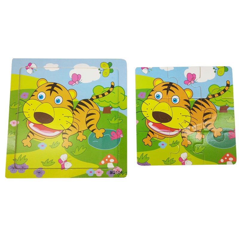 [tma] Part1  Mainan Anak Puzzle Kayu 9pcs / Jigsaw Puzzle 9pcs  / Mainan Edukasi Anak Puzzle Kayu