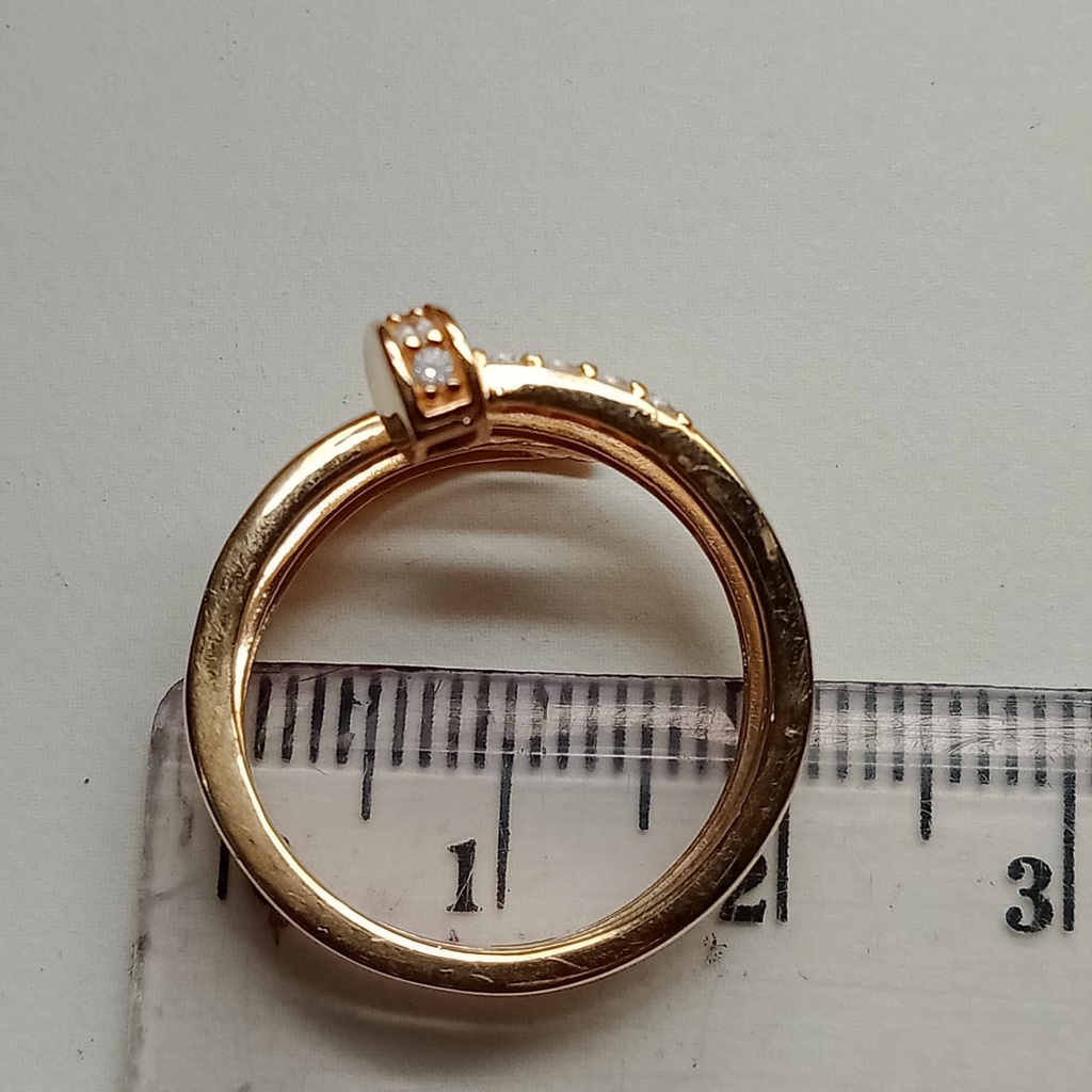 Cincin Emas 17K - 3.35 gr Kadar 750 - 283