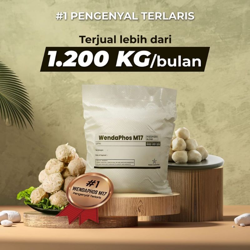 

1 Kg - Wendaphos M17 || Blend phosphate, lebih optimal dari STTP || Pengenyal bakso