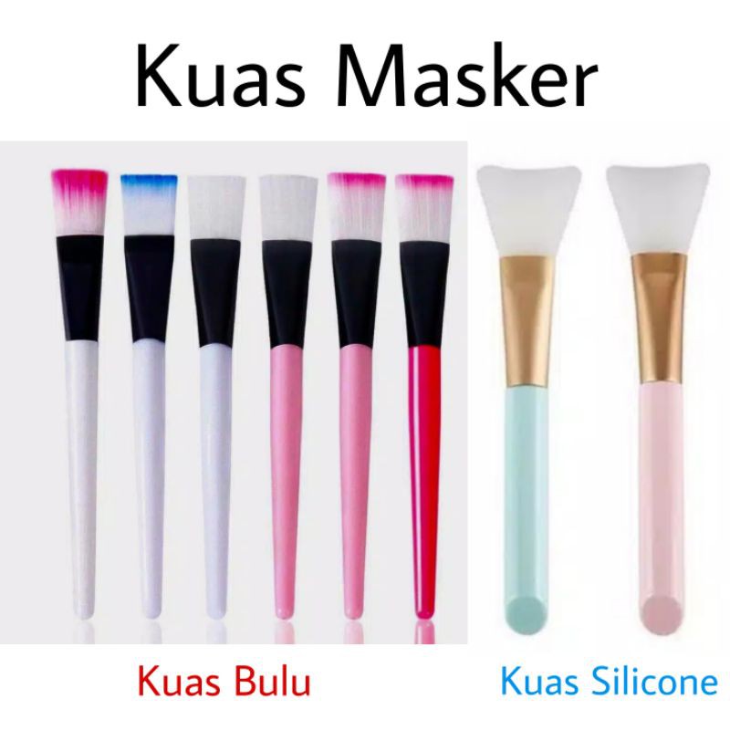 KUAS MASKER / Kuas Silikon / Spatula / Brush Silicone