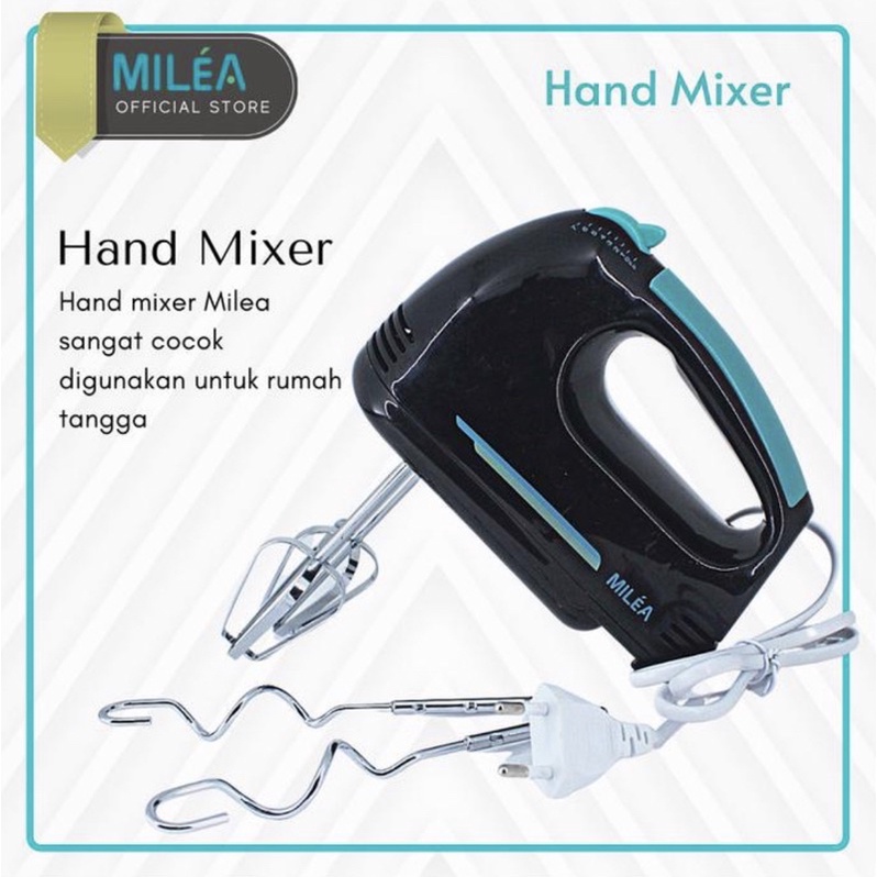 [ Milea ] Hand Mixer / Hand Mixer Milea BG-717H -  Dengan Safety Motor BERGARANSI RESMI!