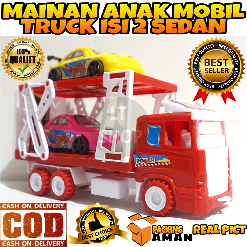 PROMO Mainan Anak Mobil  Mobilan Truk  Truck  Angkut Mobil  