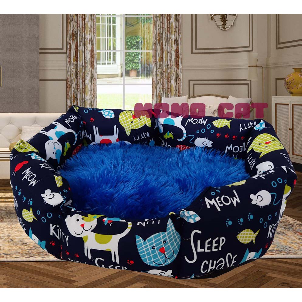 Tempat Tidur kucing/Warm Bed/Pets Bed/Alas Kucing/Aksesosris Kucing motif