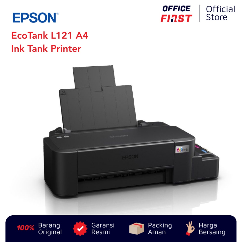 EPSON L121 A4 Ink Tank Printer / Pengganti L120 Compatible Tinta 664