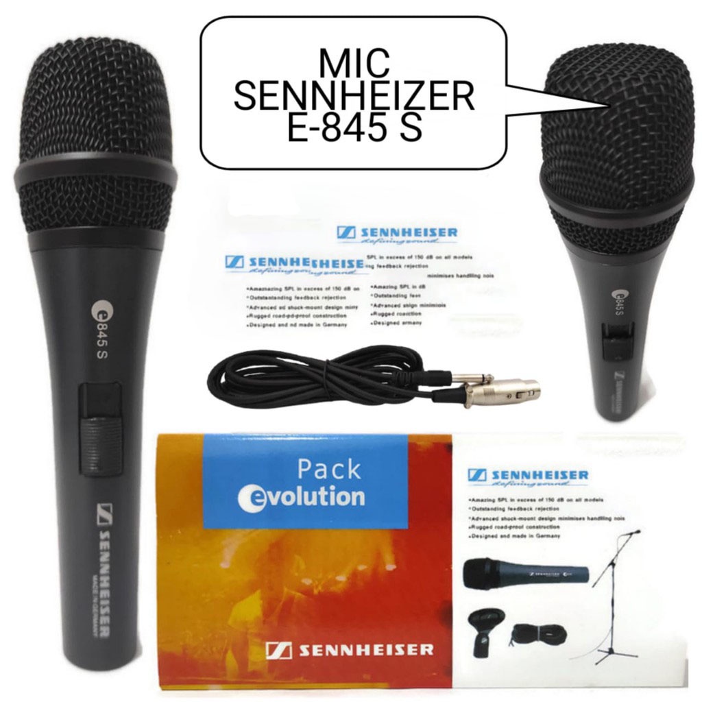 Microphone kabel Sennheiser 835s Mic Karaoke