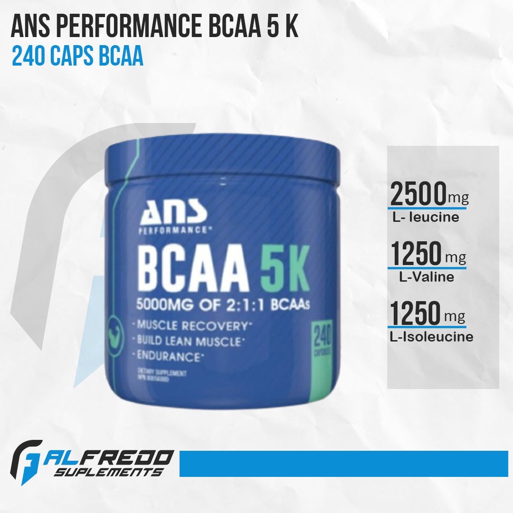 ANS Performance Bcaa 5 K 240capsules Bcaa Kapsul 2:1:1