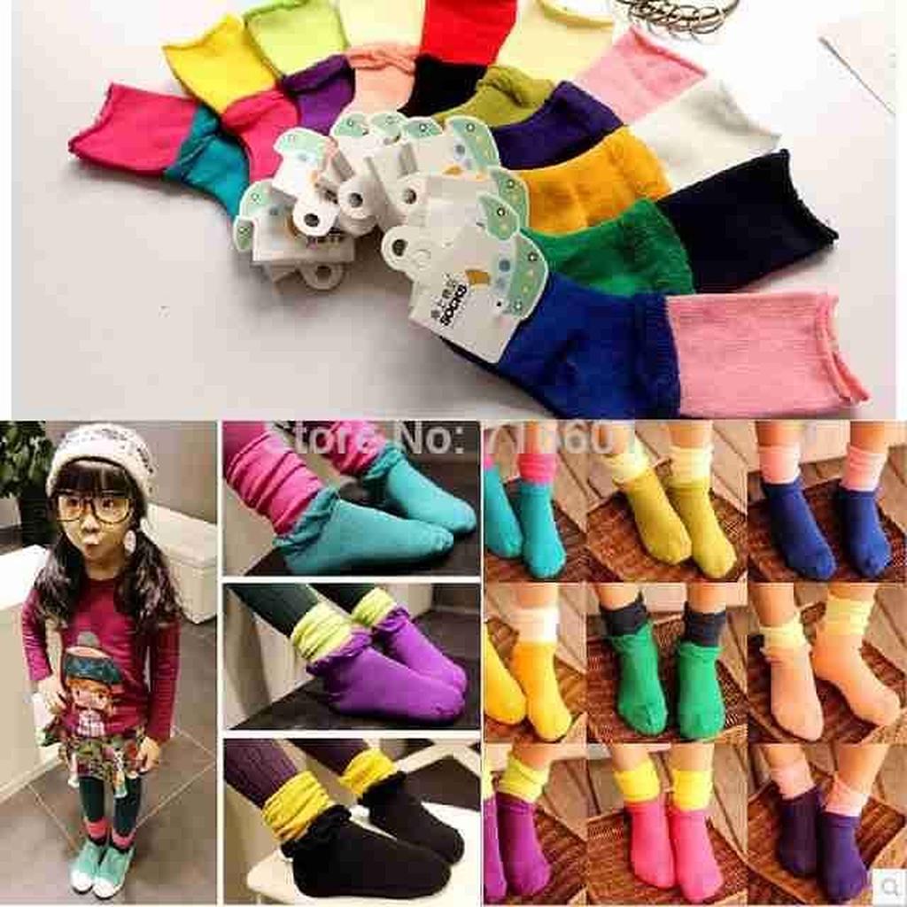 Kaos Kaki 2 Warna/Kaos Kaki anak